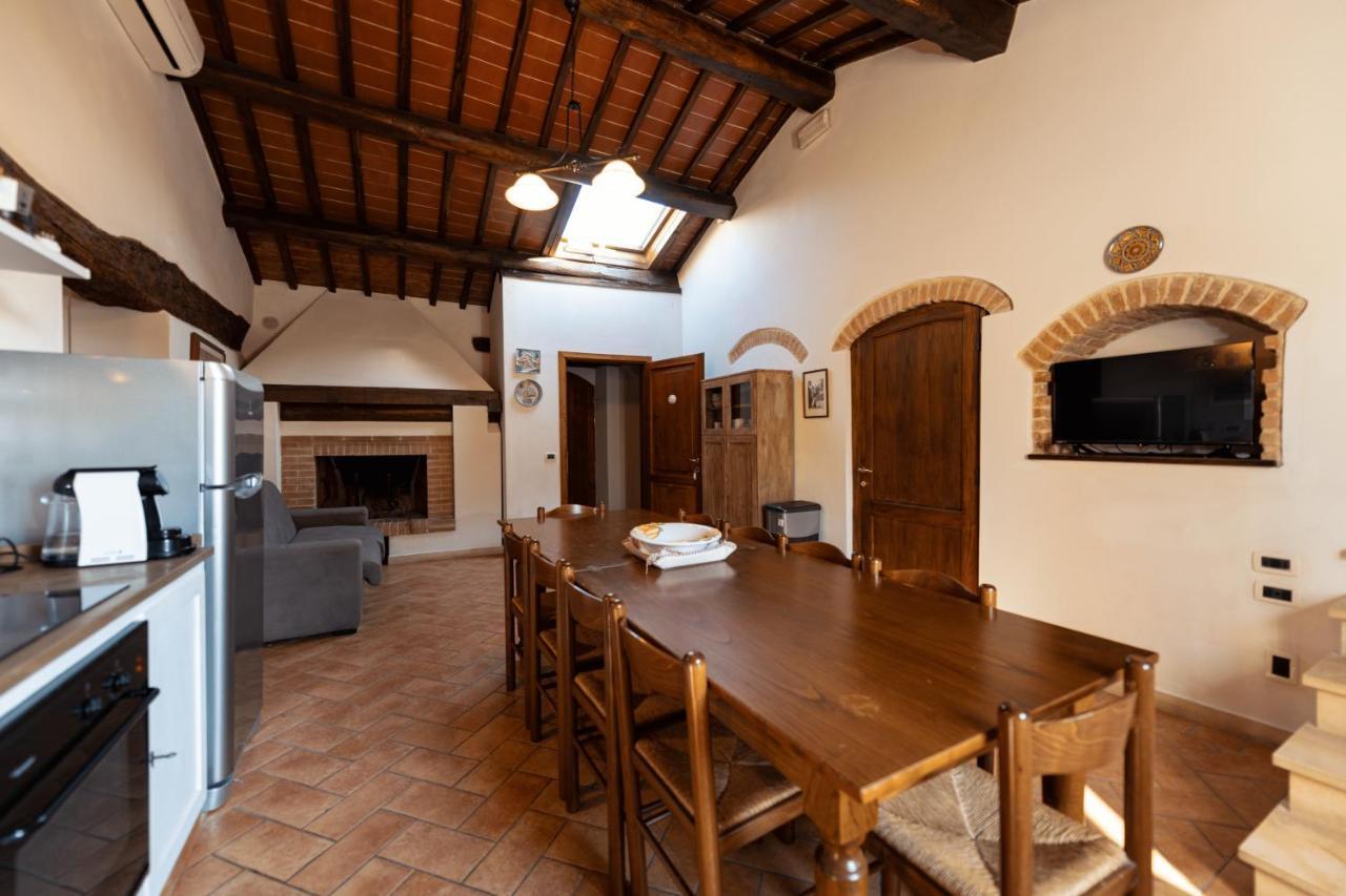 Case Vacanze Ranza, Casale Con Piscina E Relax Сан-Джиминьяно Экстерьер фото