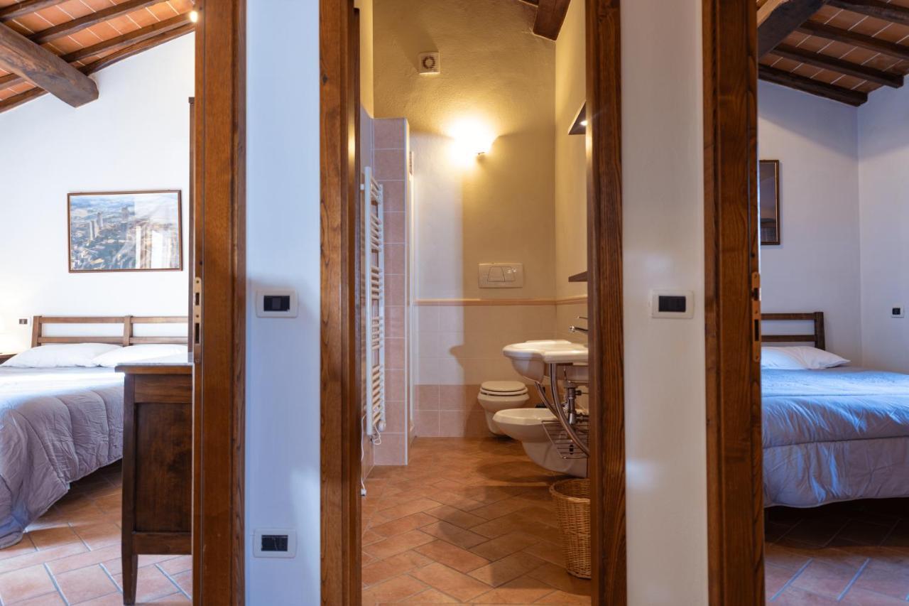 Case Vacanze Ranza, Casale Con Piscina E Relax Сан-Джиминьяно Экстерьер фото